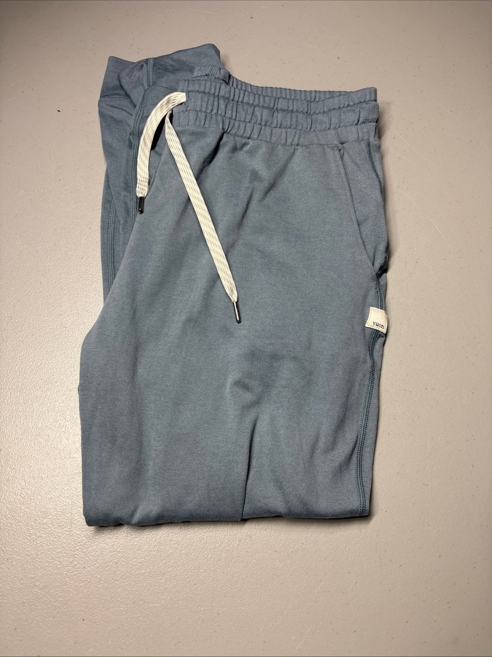 Vuori Performance Jogger Womens S Blue Soft DreamKnit Tapered Leg Athleisure